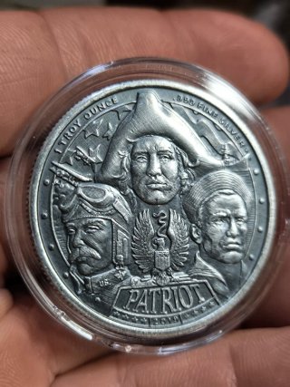 Moneda 1 Onza Plata Primera Guerra Mundial