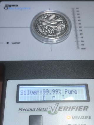 Moneda 1 Onza Plata Primera Guerra Mundial