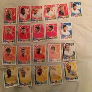 Lote 75 cartas Match Attax