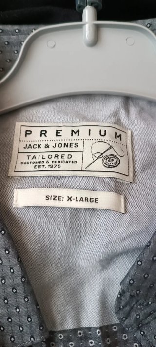 Camisa Jack & Jones Gris Talla XL