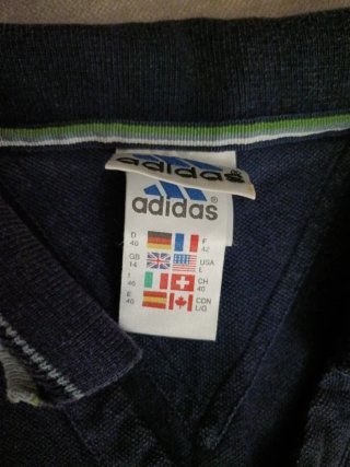 Polo sin mangas Adidas mujer azul