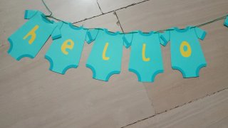 Striscione Hello Baby nascita
