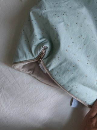 Saco bebé Uzturre verde menta sin usar + rulo