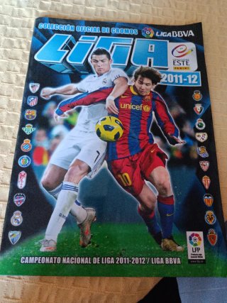 Álbum Panini Liga BBVA 2011-12. Nuevo
