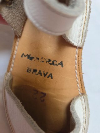 Menorquinas blancas talla 22