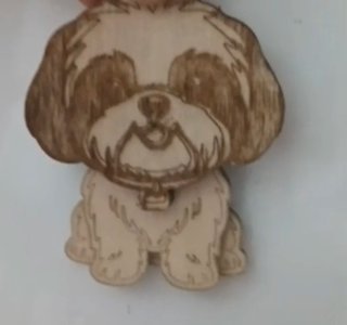 Imán perrito Shih Tzu
