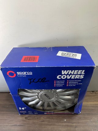 SPARCO Tapacubos 14" pulgada Kit plata Embelecedores
