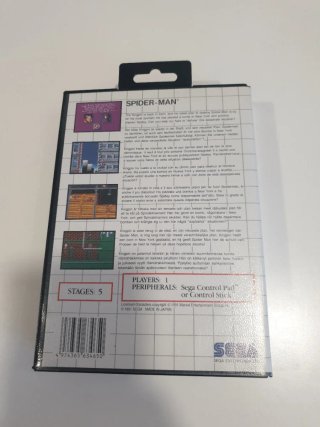 Spider-Man Master System SEGA Acción