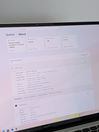 Xiaomi Mi Notebook Pro 15 OLED i7/16GB/512GB/MX450