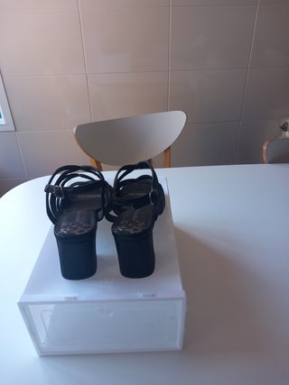 Sandalias Pedro Miralles Negras Talla 41