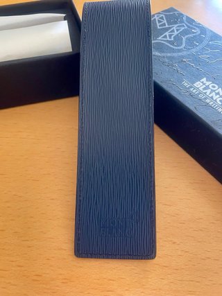 Astuccio Montblanc in pelle per 2 penne