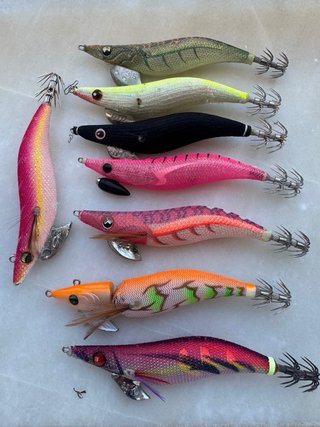 Señuelos de pesca #3,5 (lote)