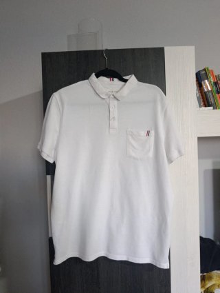 Polo Pier One Blanco Hombre Talla L