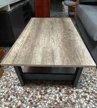 Mesa de centro madera y metal
