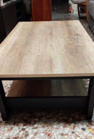 Mesa de centro madera y metal