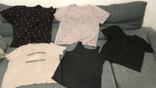 Lote 5 Camisetas Verano Mujer
