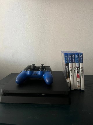 PS4 Slim 1TB + 2 Controles + Juegos