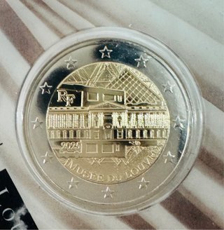 Moneda 2€ Francia 2025 Louvre