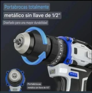 Taladro Atornillador Inalámbrico (2 Baterías)