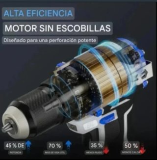 Taladro Atornillador Inalámbrico (2 Baterías)