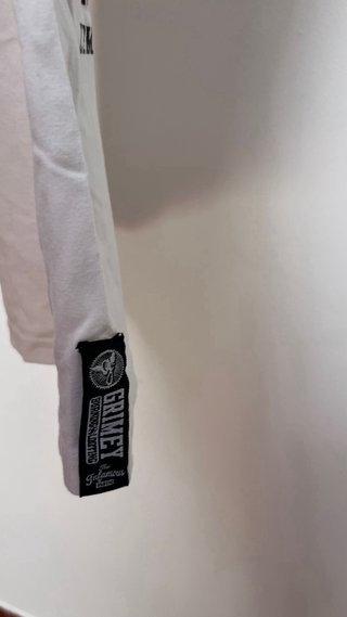 Camiseta Grimey S Blanca Estampado Rosa