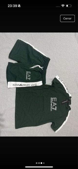Conjunto Deportivo EA7 Emporio Armani Verde