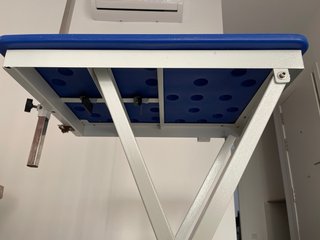 Mesa Peluquería Canina Pequeña Azul