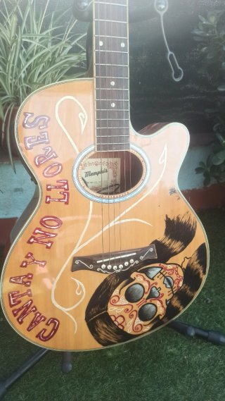 Guitarra Electroacústica Memphis Personalizada