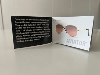 Gafas de sol Ray-Ban Aviator USA negras