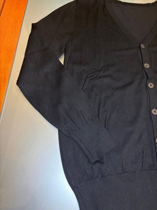 Due cardigan taglia L (nero, blu)