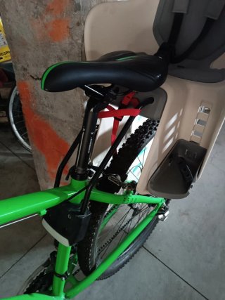 Silla portabebés para bicicleta