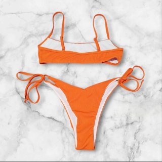 Bikini Brasileña Naranja Talla Única