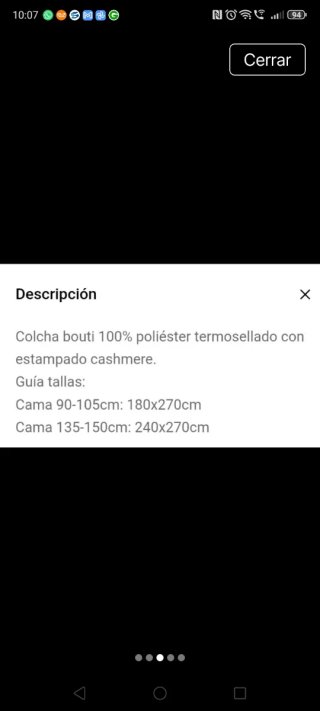 Colcha bouti Kerala índigo
