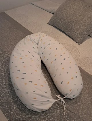 Cojín de lactancia estampado XL