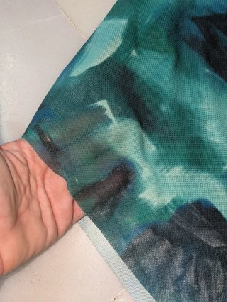 Vestido largo estampado sin estrenar