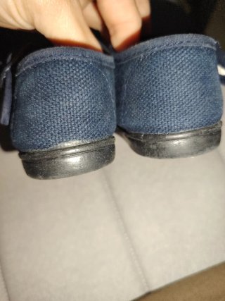 Zapatos de bebé azul marino 19