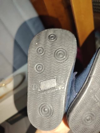 Zapatos de bebé azul marino 19