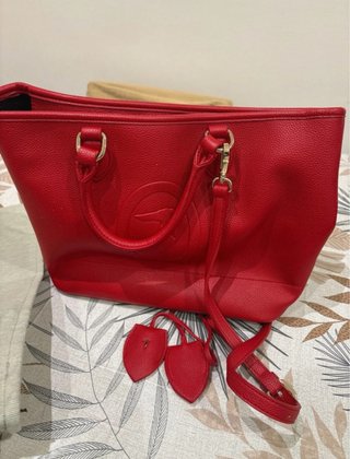 Borsa Trussardi rossa a tracolla
