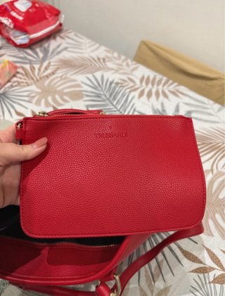 Borsa Trussardi rossa a tracolla
