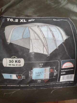Tienda de campaña Quechua T6.2 XL AIR