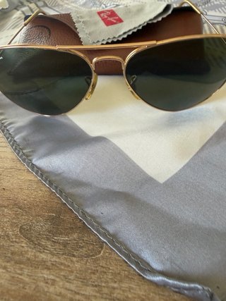 Occhiali Ray-Ban Aviator Oro  verde