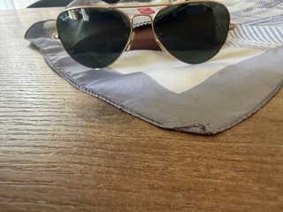 Occhiali Ray-Ban Aviator Oro  verde