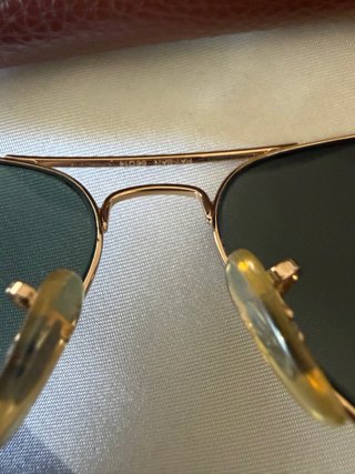 Occhiali Ray-Ban Aviator Oro  verde