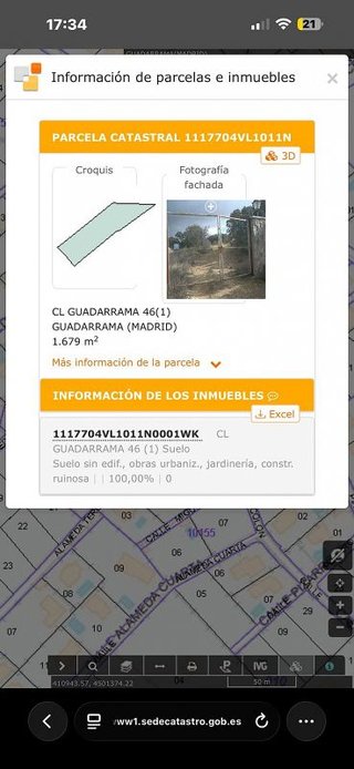 Terreno en venta en Guadarrama