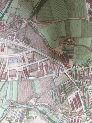 Mapa Plano Ciudad Pamplona 1976