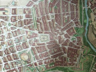 Mapa Plano Ciudad Pamplona 1976