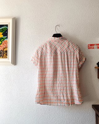 Camisa H&M cuadros manga corta Talla 44
