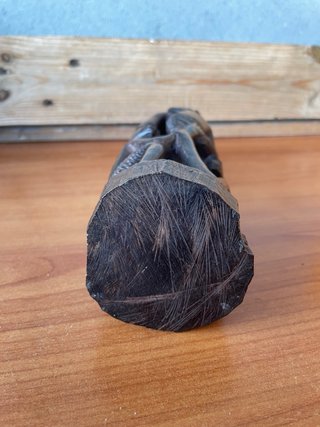 Scultura Africana Makonde Legno Intagliata Mano