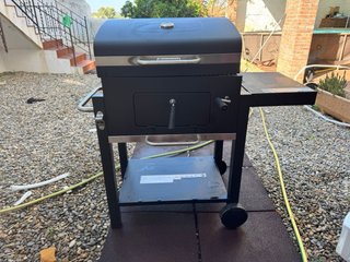 Barbacoa de 2 puestos Negra