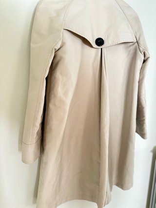 Gabardina oversize Mango Talla S Beige